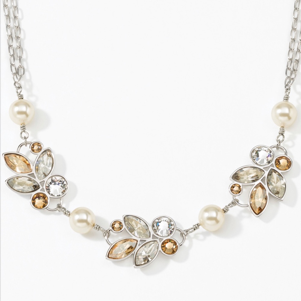 Touchstone Crystal by Swarovski NATURAL BEAUTY necklace exquisite BNIB